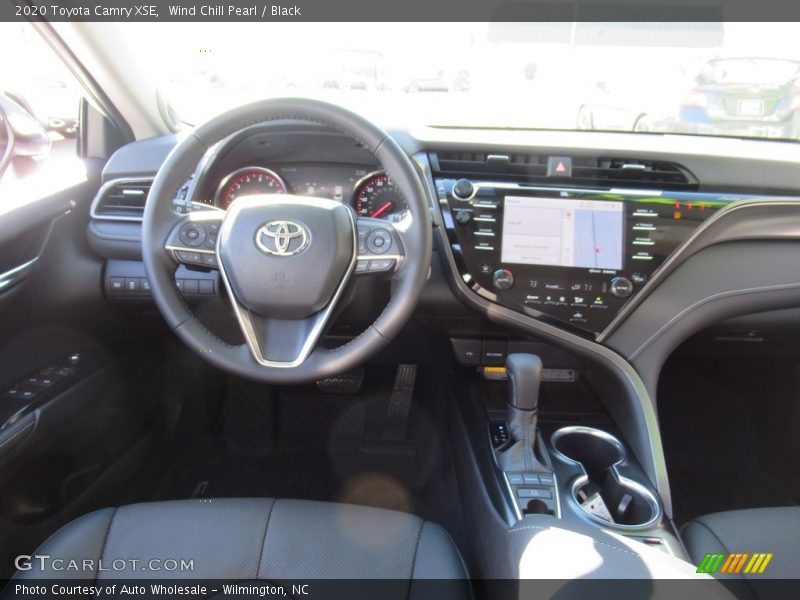 Wind Chill Pearl / Black 2020 Toyota Camry XSE