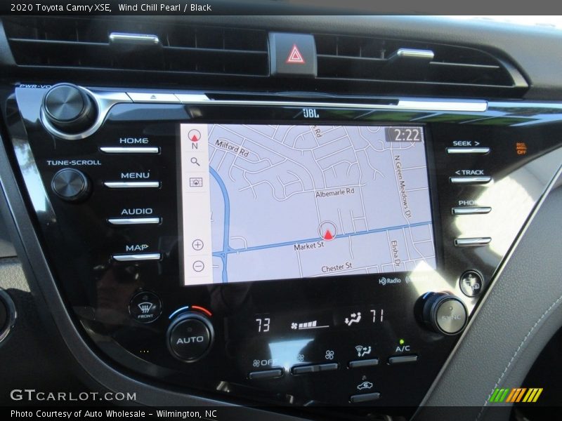 Wind Chill Pearl / Black 2020 Toyota Camry XSE