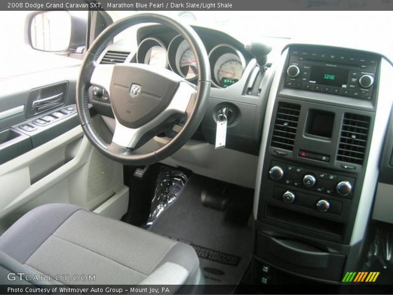 Marathon Blue Pearl / Dark Slate/Light Shale 2008 Dodge Grand Caravan SXT