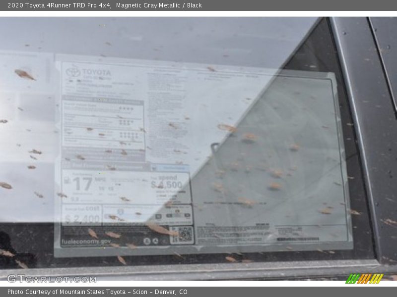 Magnetic Gray Metallic / Black 2020 Toyota 4Runner TRD Pro 4x4