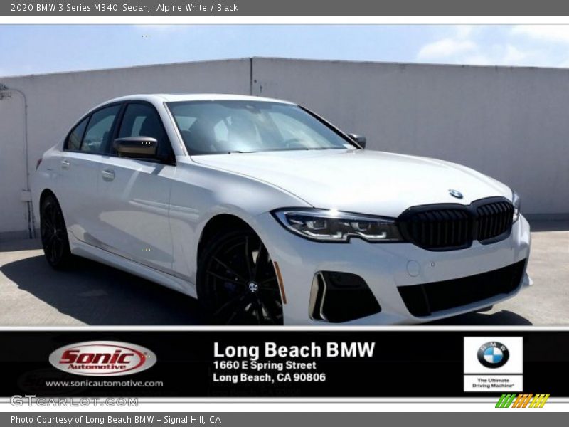 Alpine White / Black 2020 BMW 3 Series M340i Sedan