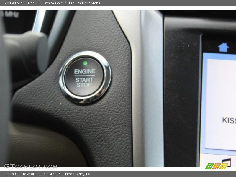 White Gold / Medium Light Stone 2019 Ford Fusion SEL