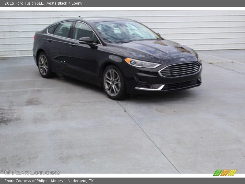Agate Black / Ebony 2019 Ford Fusion SEL
