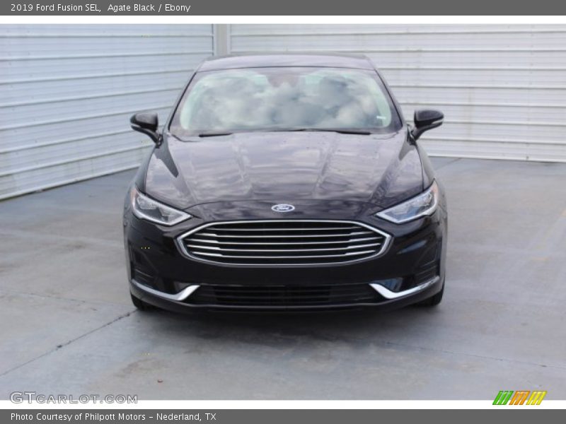 Agate Black / Ebony 2019 Ford Fusion SEL