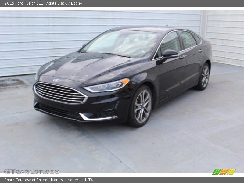 Agate Black / Ebony 2019 Ford Fusion SEL