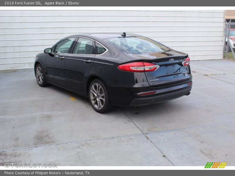 Agate Black / Ebony 2019 Ford Fusion SEL