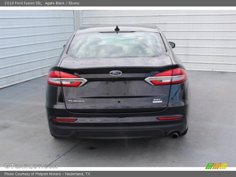Agate Black / Ebony 2019 Ford Fusion SEL