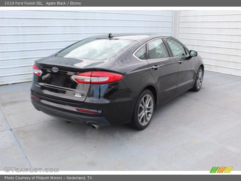 Agate Black / Ebony 2019 Ford Fusion SEL