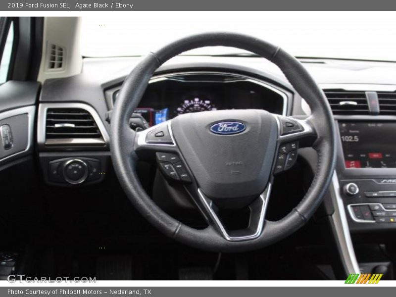 Agate Black / Ebony 2019 Ford Fusion SEL