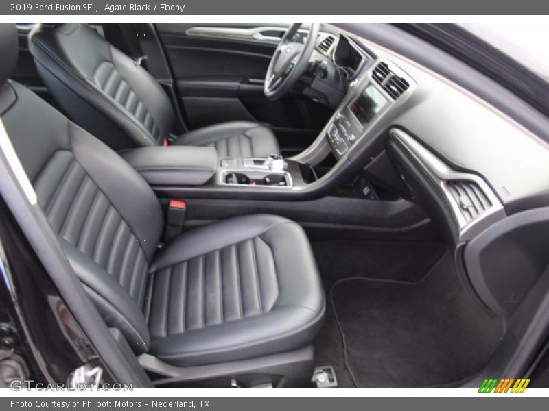 Agate Black / Ebony 2019 Ford Fusion SEL