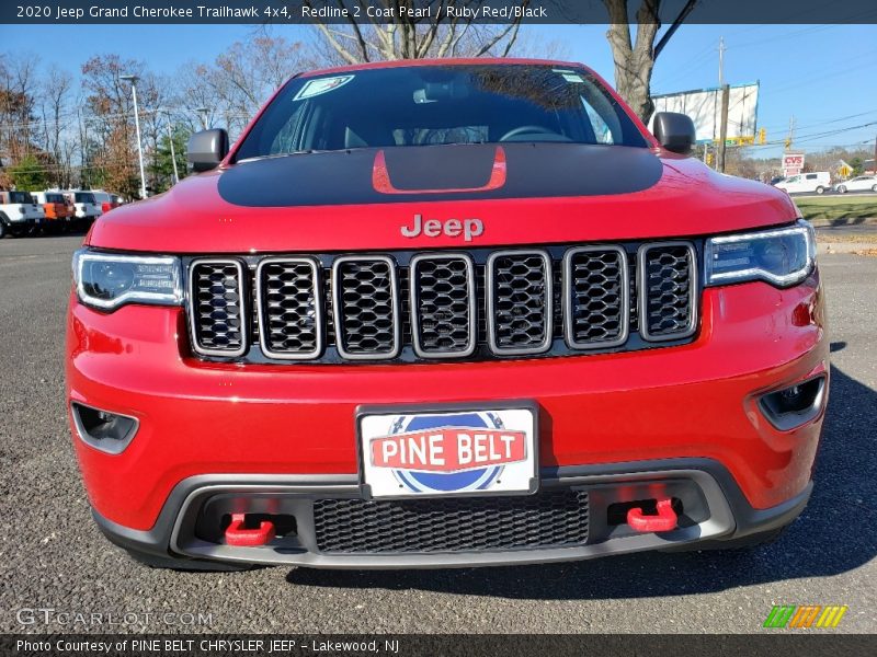 Redline 2 Coat Pearl / Ruby Red/Black 2020 Jeep Grand Cherokee Trailhawk 4x4