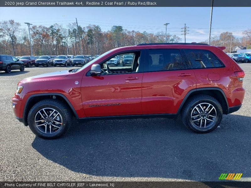 Redline 2 Coat Pearl / Ruby Red/Black 2020 Jeep Grand Cherokee Trailhawk 4x4