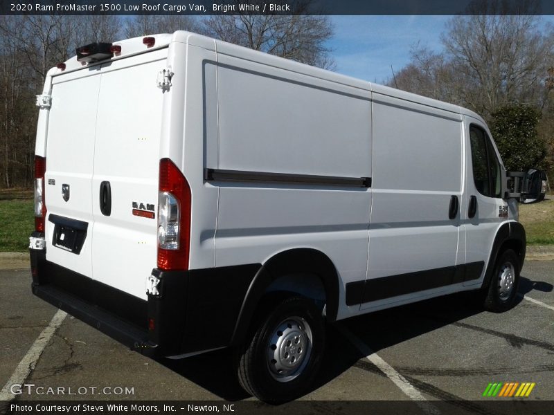 Bright White / Black 2020 Ram ProMaster 1500 Low Roof Cargo Van