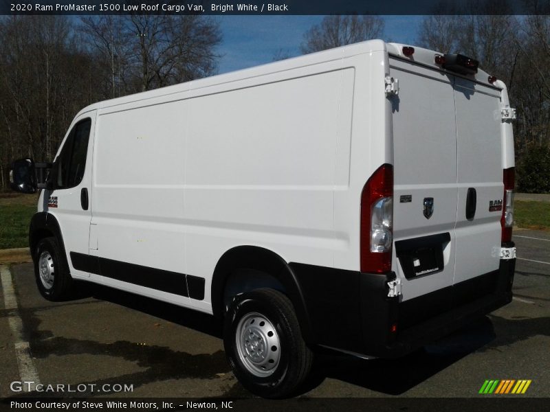 Bright White / Black 2020 Ram ProMaster 1500 Low Roof Cargo Van