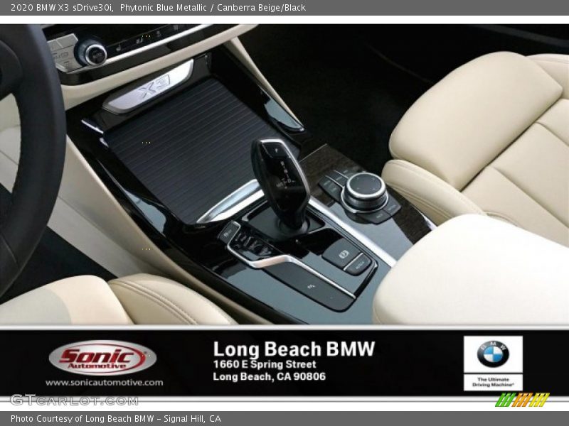 Phytonic Blue Metallic / Canberra Beige/Black 2020 BMW X3 sDrive30i