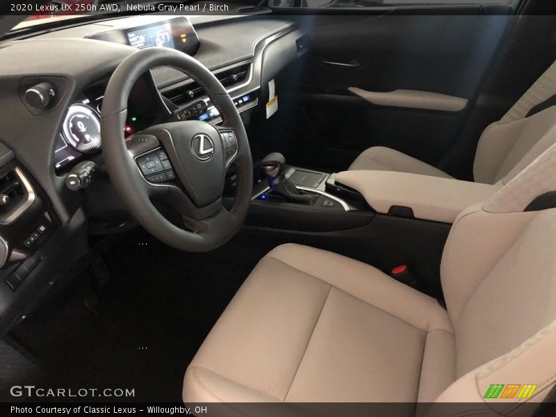 Nebula Gray Pearl / Birch 2020 Lexus UX 250h AWD