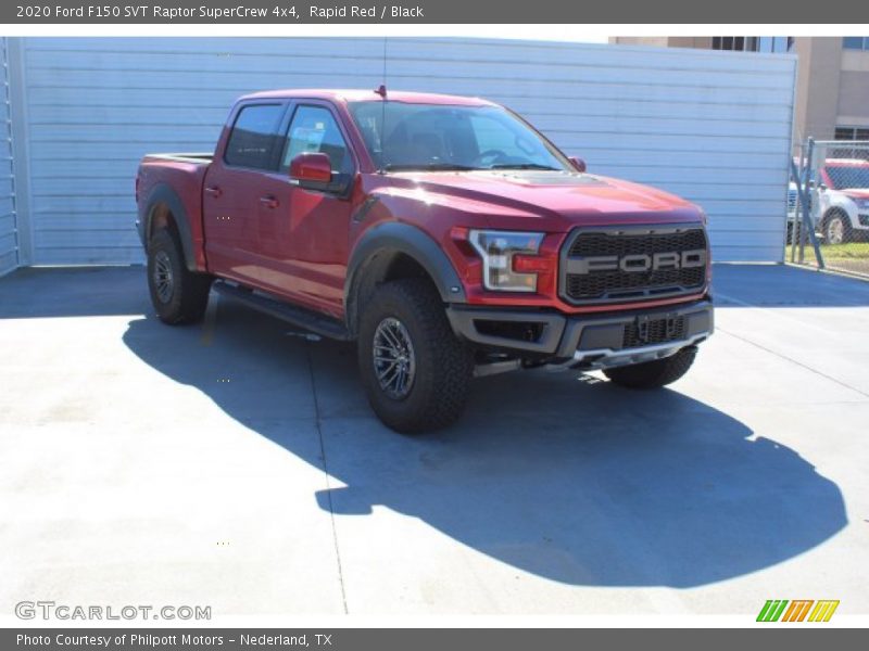 Rapid Red / Black 2020 Ford F150 SVT Raptor SuperCrew 4x4