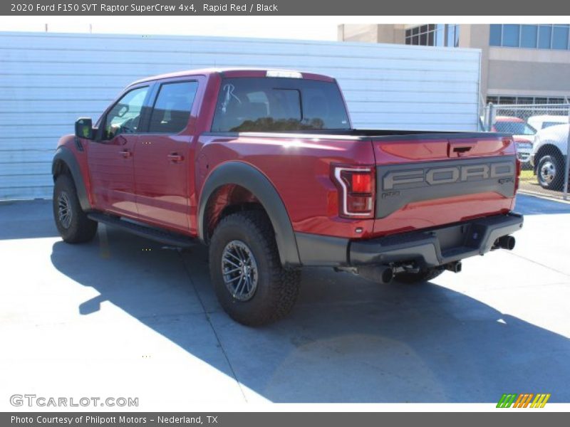 Rapid Red / Black 2020 Ford F150 SVT Raptor SuperCrew 4x4