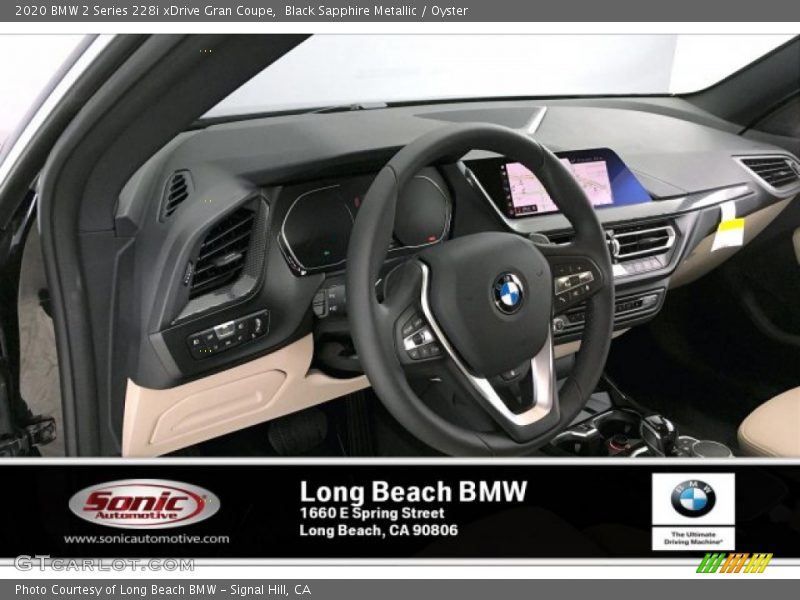 Black Sapphire Metallic / Oyster 2020 BMW 2 Series 228i xDrive Gran Coupe