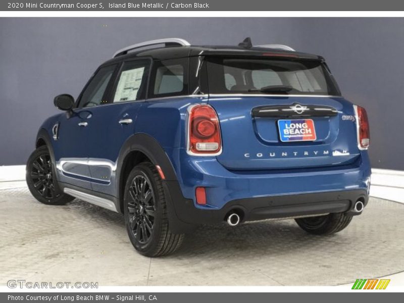 Island Blue Metallic / Carbon Black 2020 Mini Countryman Cooper S