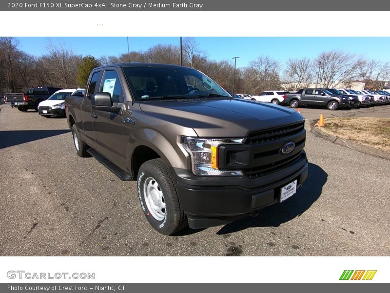 Stone Gray / Medium Earth Gray 2020 Ford F150 XL SuperCab 4x4