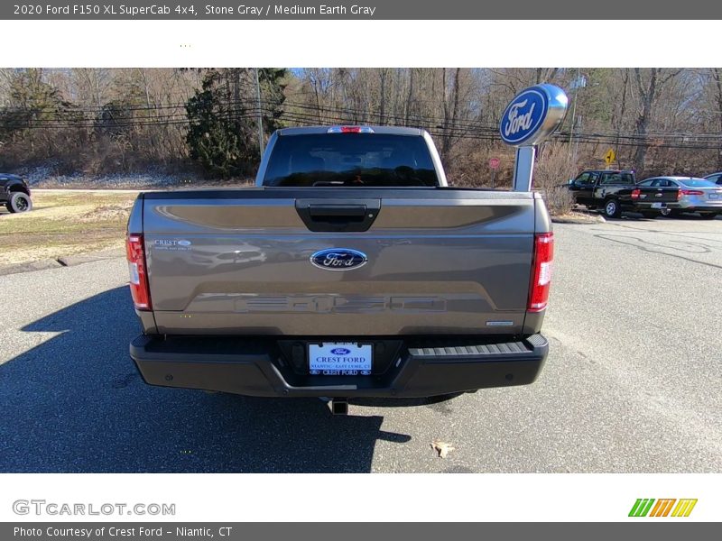 Stone Gray / Medium Earth Gray 2020 Ford F150 XL SuperCab 4x4