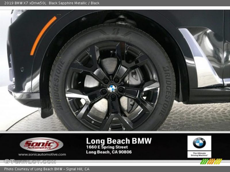 Black Sapphire Metallic / Black 2019 BMW X7 xDrive50i