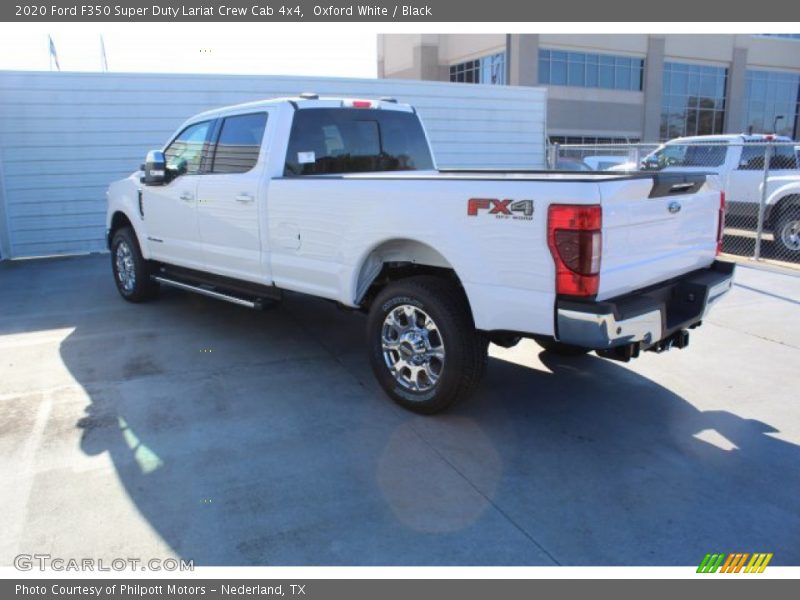 Oxford White / Black 2020 Ford F350 Super Duty Lariat Crew Cab 4x4