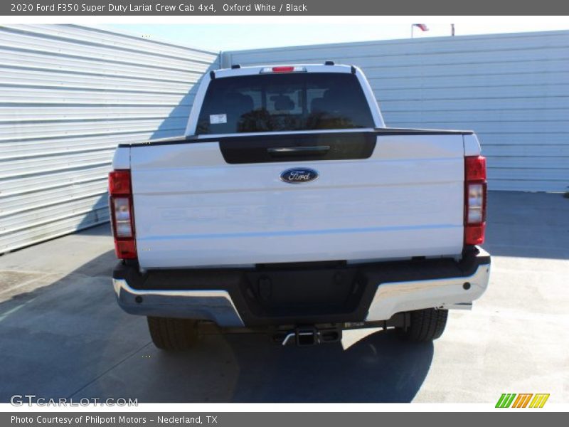 Oxford White / Black 2020 Ford F350 Super Duty Lariat Crew Cab 4x4