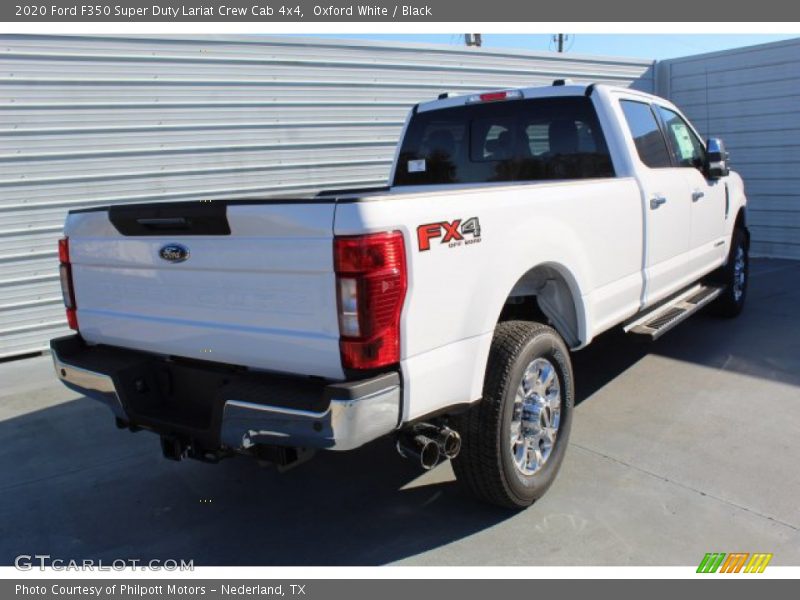 Oxford White / Black 2020 Ford F350 Super Duty Lariat Crew Cab 4x4