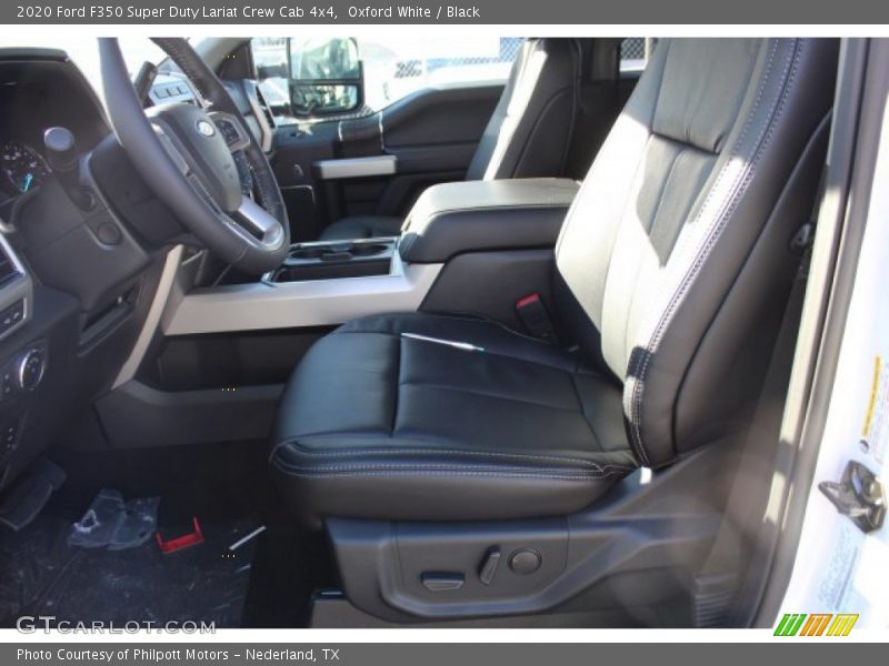 Oxford White / Black 2020 Ford F350 Super Duty Lariat Crew Cab 4x4