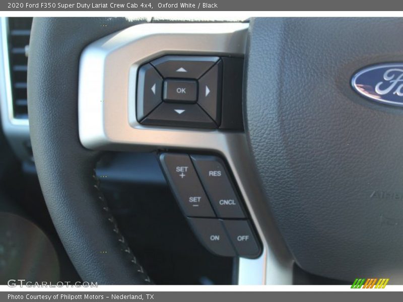 Oxford White / Black 2020 Ford F350 Super Duty Lariat Crew Cab 4x4