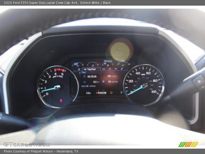 Oxford White / Black 2020 Ford F350 Super Duty Lariat Crew Cab 4x4