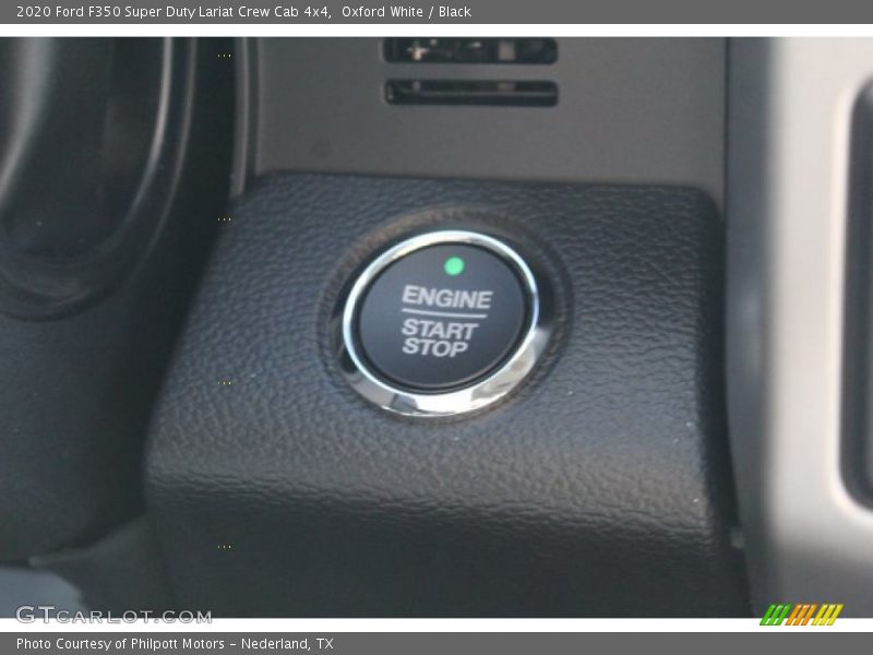 Oxford White / Black 2020 Ford F350 Super Duty Lariat Crew Cab 4x4