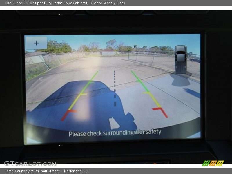 Oxford White / Black 2020 Ford F350 Super Duty Lariat Crew Cab 4x4