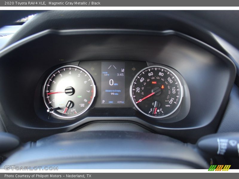 Magnetic Gray Metallic / Black 2020 Toyota RAV4 XLE