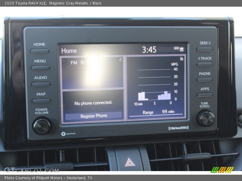 Magnetic Gray Metallic / Black 2020 Toyota RAV4 XLE