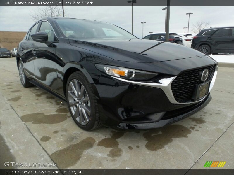 Jet Black Mica / Black 2020 Mazda MAZDA3 Sedan