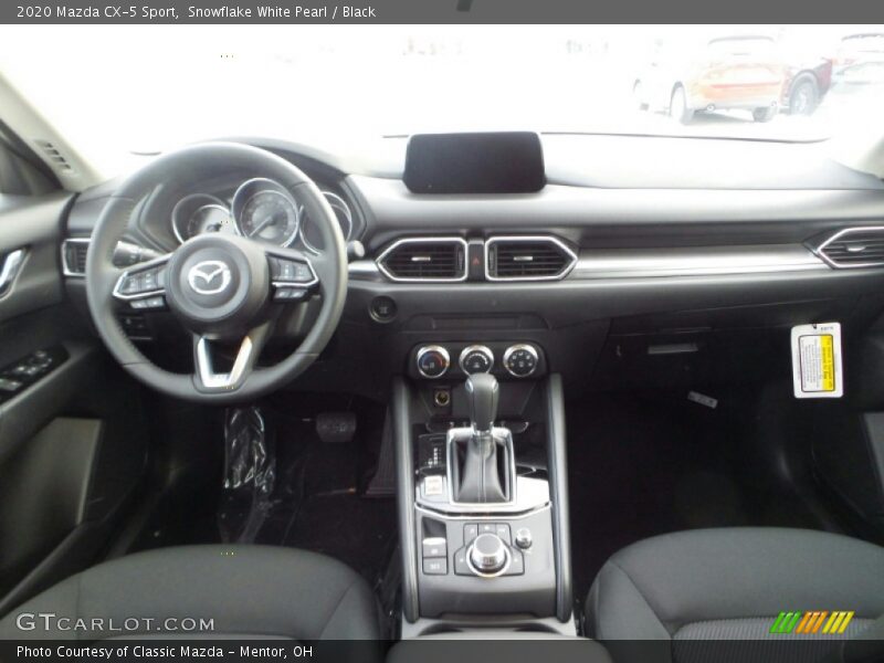 Snowflake White Pearl / Black 2020 Mazda CX-5 Sport