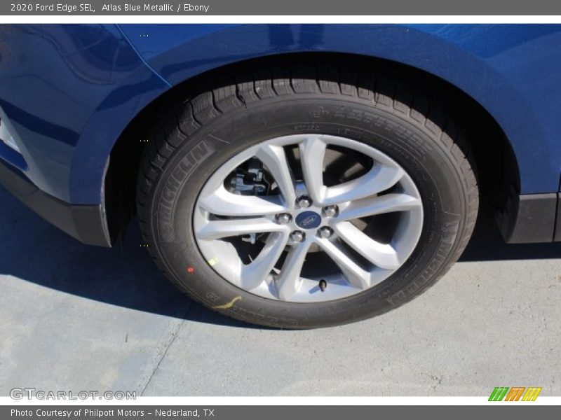 Atlas Blue Metallic / Ebony 2020 Ford Edge SEL