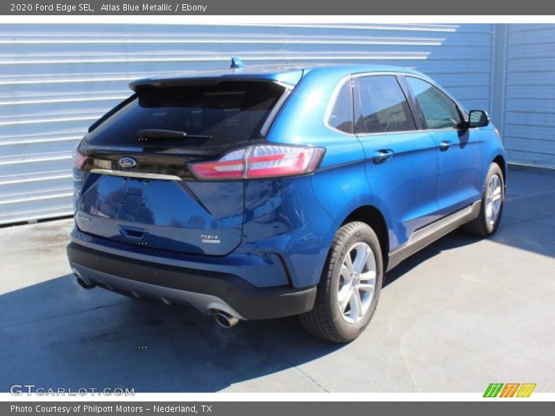 Atlas Blue Metallic / Ebony 2020 Ford Edge SEL