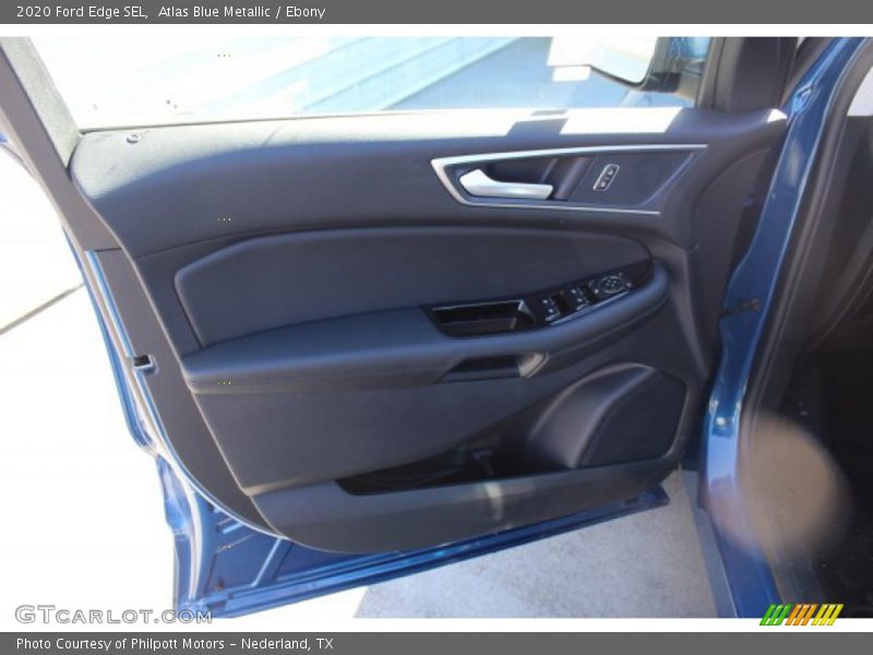 Atlas Blue Metallic / Ebony 2020 Ford Edge SEL
