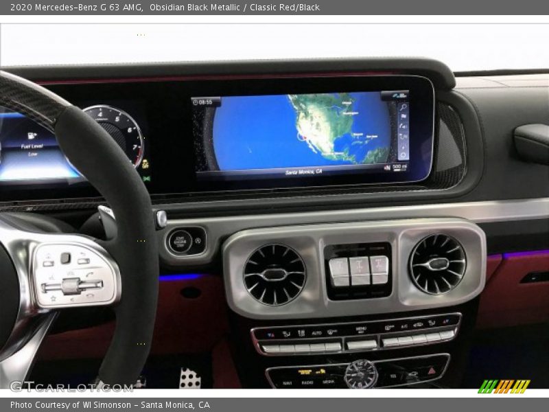 Obsidian Black Metallic / Classic Red/Black 2020 Mercedes-Benz G 63 AMG
