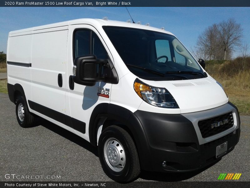 Bright White / Black 2020 Ram ProMaster 1500 Low Roof Cargo Van