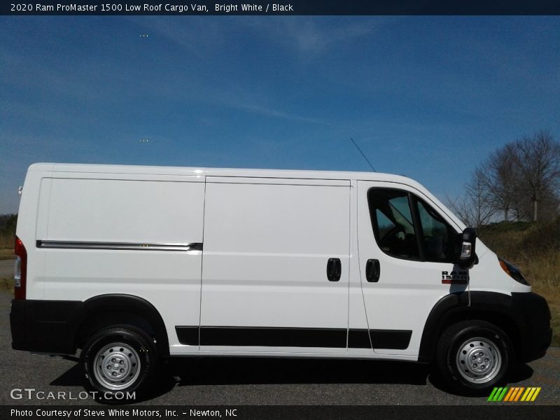 Bright White / Black 2020 Ram ProMaster 1500 Low Roof Cargo Van