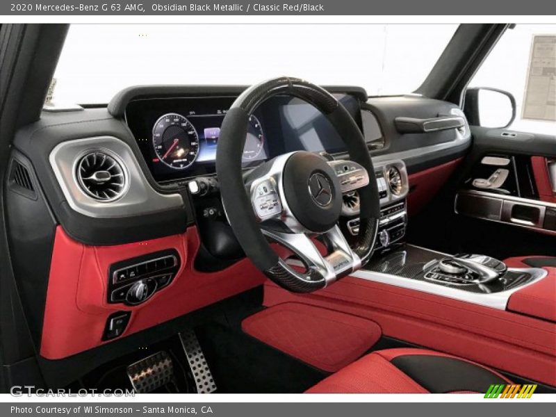 Obsidian Black Metallic / Classic Red/Black 2020 Mercedes-Benz G 63 AMG