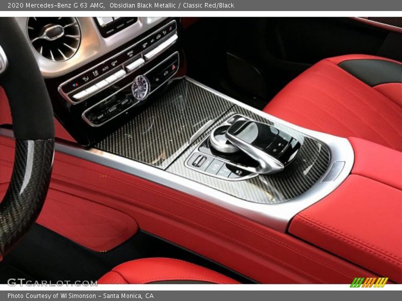 Controls of 2020 G 63 AMG