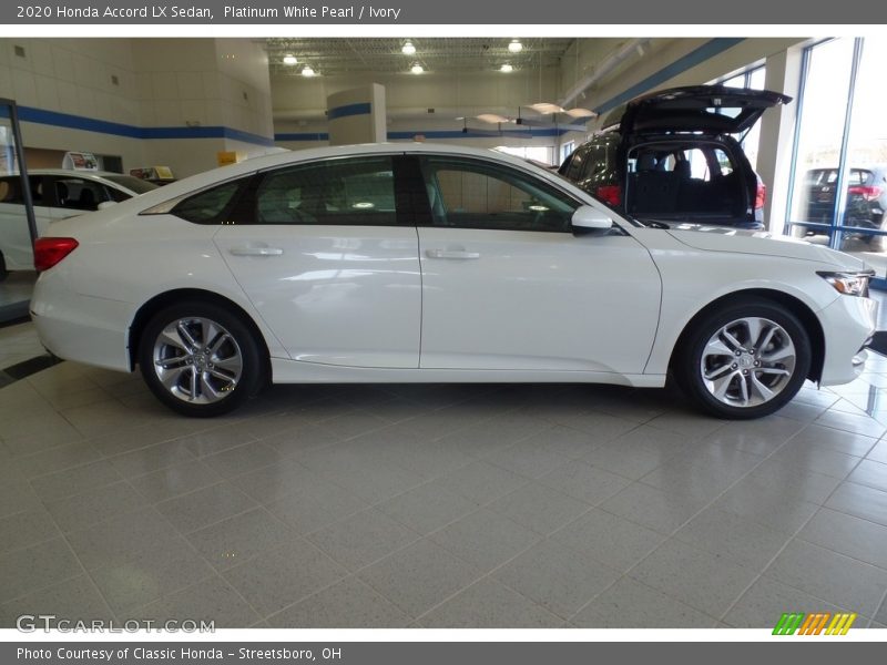 Platinum White Pearl / Ivory 2020 Honda Accord LX Sedan