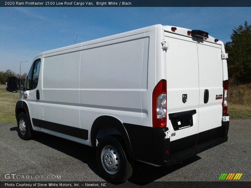 Bright White / Black 2020 Ram ProMaster 1500 Low Roof Cargo Van