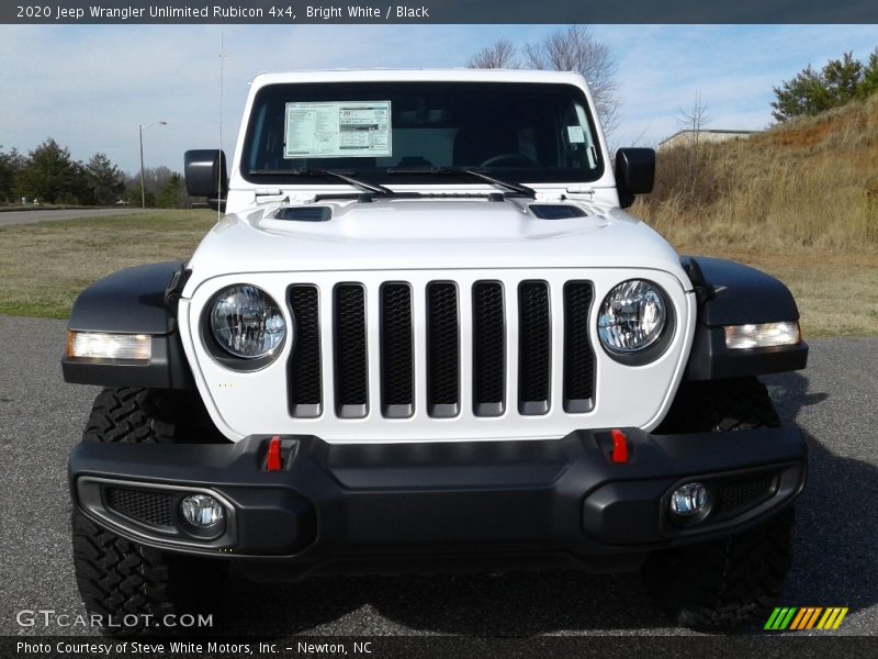 Bright White / Black 2020 Jeep Wrangler Unlimited Rubicon 4x4